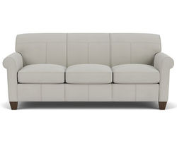 Dana 82&quot; Stationary Leather Sofa (Leather choices)