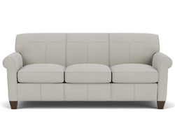Dana 82" Stationary Leather Sofa (Leather choices)
