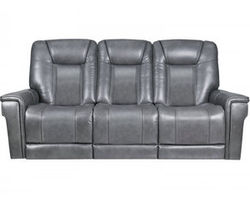 Sanibel Sofa w/Power Recline, Power Head Rests &amp; Power Lumbar (Lay Flat) Storm Leather