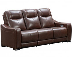 Sutherland Leather Sofa w/Power Recline &amp; Power Head Rests (Zero Gravity)