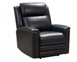 Tomas Power Recliner w/Power Head Rest & Power Lumbar in Blue