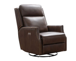 Cavill Swivel Glider Recliner w/Power Recline & Power Head Rest (Walnut) In stock
