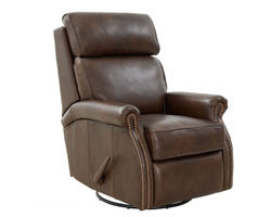 Crews Swivel Glider Recliner (Walnut) In stock