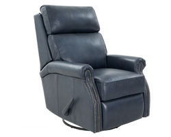 Crews Swivel Glider Recliner (Navy Blue) In stock