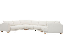 Escape Four Piece Stationary Sectional Mist (In stock - Fast shipping)
