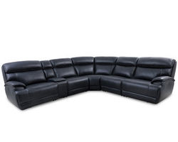 Forum Zero Gravity Power Headrest Power Reclining Leather Sectional