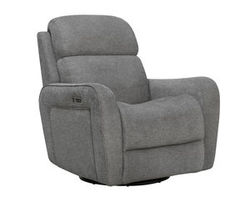 Quest Power Headrest Power Reclining Swivel Glider Cordless Recliner - Powered by FreeMotion (Charcoal)