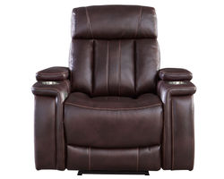 Royce Power Headrest Power Recliner Brown (In stock - Fast shipping)
