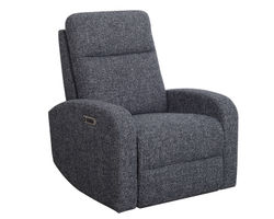Thriller Power Reclining Swivel Glider Recliner Denim (In stock - Fast shipping)
