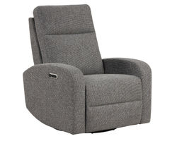 Thriller Power Reclining Swivel Glider Recliner Grey (In stock - Fast shipping)