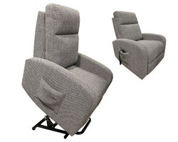 Thriller Power Reclining Power Lift Chair Grey (350 lbs.) In stock - Fast shipping