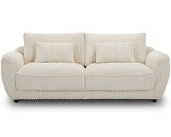 Utopia 89&quot; Stationary Sofa in Ivory