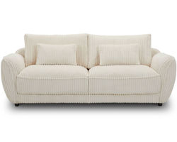 Utopia 89" Stationary Sofa Ivory (In stock - Fast shipping)
