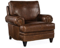 Carrado Stationary Chair - 8-Way Tie - Top Grain Leather - In Stock (Brown)