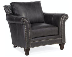 Richardson Stationary Chair 8-Way Tie - Top Grain Leather - In Stock