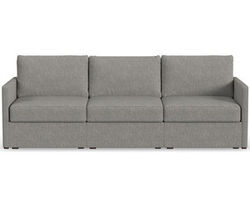 Flex Sofa with Narrow Track Arms - Performance Fabric - 7 Day Delivery (Pebble)