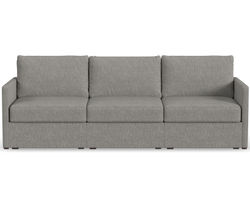 Flex Sofa with Narrow Track Arms - Performance Fabric - 7 Day Delivery (Pebble)