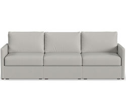 Flex Sofa with Narrow Track Arms - Performance Fabric - 7 Day Delivery (Frost)