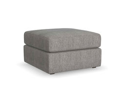 Flex Square Bumper Ottoman - Performance Fabric - 7 Day Delivery (Pebble)