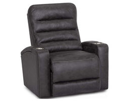 Tipton Home Theater Recliner w/ Power Headrest/Power Recline/Dual Cupholders/Dual Arm Storage (+2 colors)
