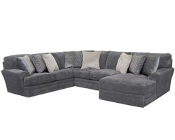 Mammoth Modular Sectional in Smoke (15 Pieces Available)