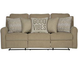 Calvin Double Reclining Sofa (Color choices) Includes pillows
