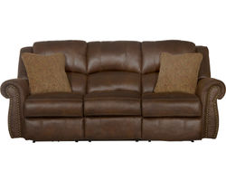 Pickett 90" Double Reclining Sofa w/ Pillows