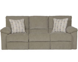 Tyler 85" Double Reclining Sofa in Pewter