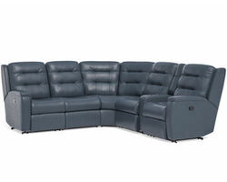 Arlo Leather Reclining Sectional (Colors Available)