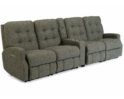 Devon Fabric Reclining Sectional (Colors Available)