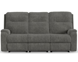Penn 87" Power Reclining Sofa with Power Headrests and Lumbar (Color Choices)