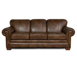 Monroe 87&quot; Leather Sofa (Color Choices)