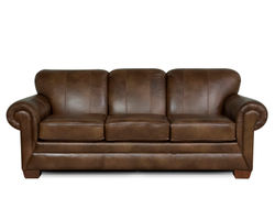 Monroe 87" Leather Sofa (Color Choices)