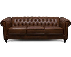 Brooks 89" Leather Sofa (Colors available)
