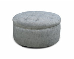 Lina 38&quot; Oval Storage Ottoman (Colors available)