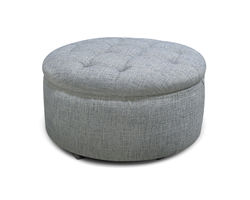 Lina 38" Oval Storage Ottoman (Colors available)