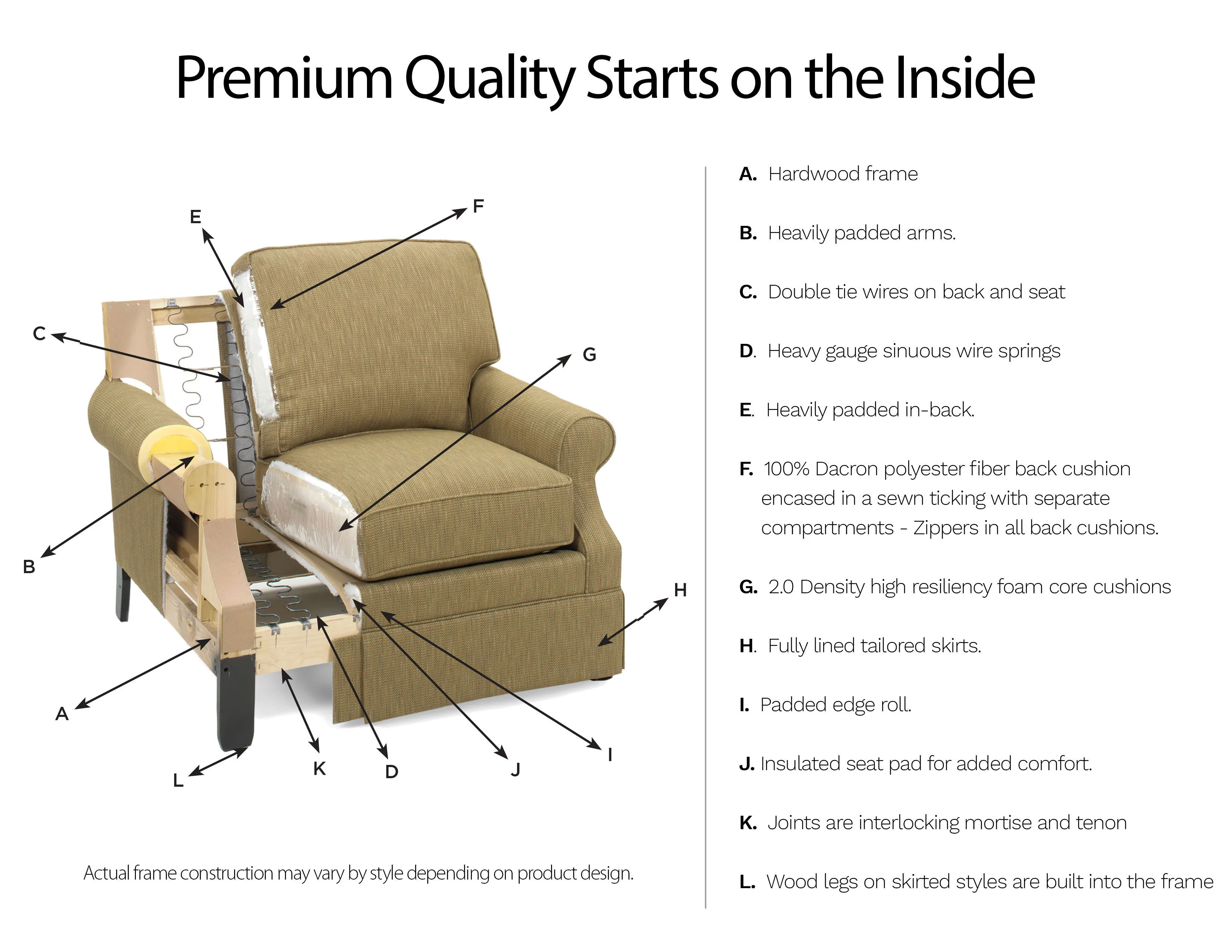 【THE MOZZ】[Premium] Whole Garment Linen Wool Set-Up PT M9 Stationary Sofa with Reversible Chaise (100+ Performance