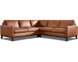 Chelsea 3 Piece Leather Sectional (6679)