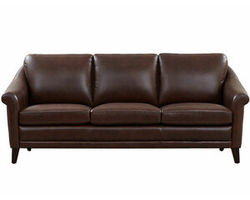 San Paulo 6628 Leather Sofa (Brown) 85&quot;
