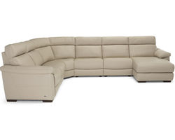 Estremo Stationary Leather Sectional (+60 leathers)