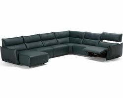 Stupore Reclining Leather Sectional (+60 leathers)