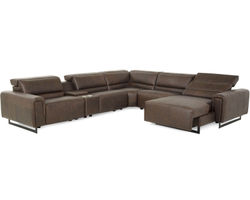 Armina 44010 Power Headrest Power Reclining Sectional (+100 leathers)