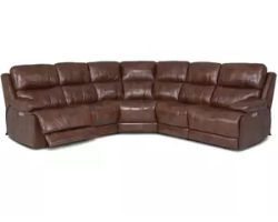 Kenaston 41064 Leather Power Headrest Power Reclining Sectional (+100 leathers)