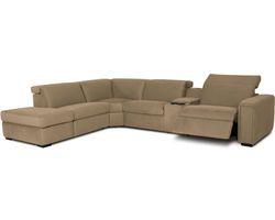 Titan 44004 Power Headrest Power Reclining Sectional (+50 fabrics)