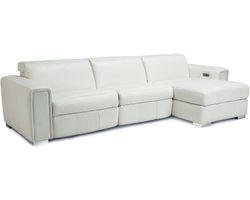 Titan 44004 Power Headrest Power Reclining Sectional (+100 leathers)