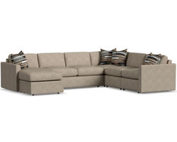 Sky 5512 Sectional (hypoallergenic down-like cushion) +100 fabrics