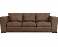 Hawkins 1347 Leather Sofa (Dark brown) 92&quot;
