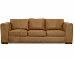 Hawkins 1347 Leather Sofa (Light brown) 92&quot;