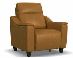 Walter 1125 Power Recliner with Power Headrest (Honey leather)