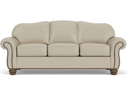 Bexley 3646 Leather Nailhead Sofa (+50 leathers) 91"